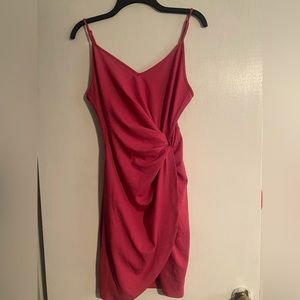 Hot pink H&M dress